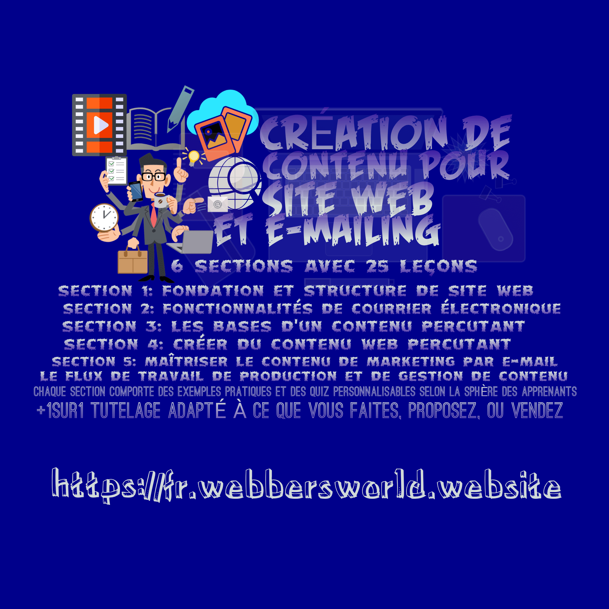 Création de Contenu pour Site Web et eMailing