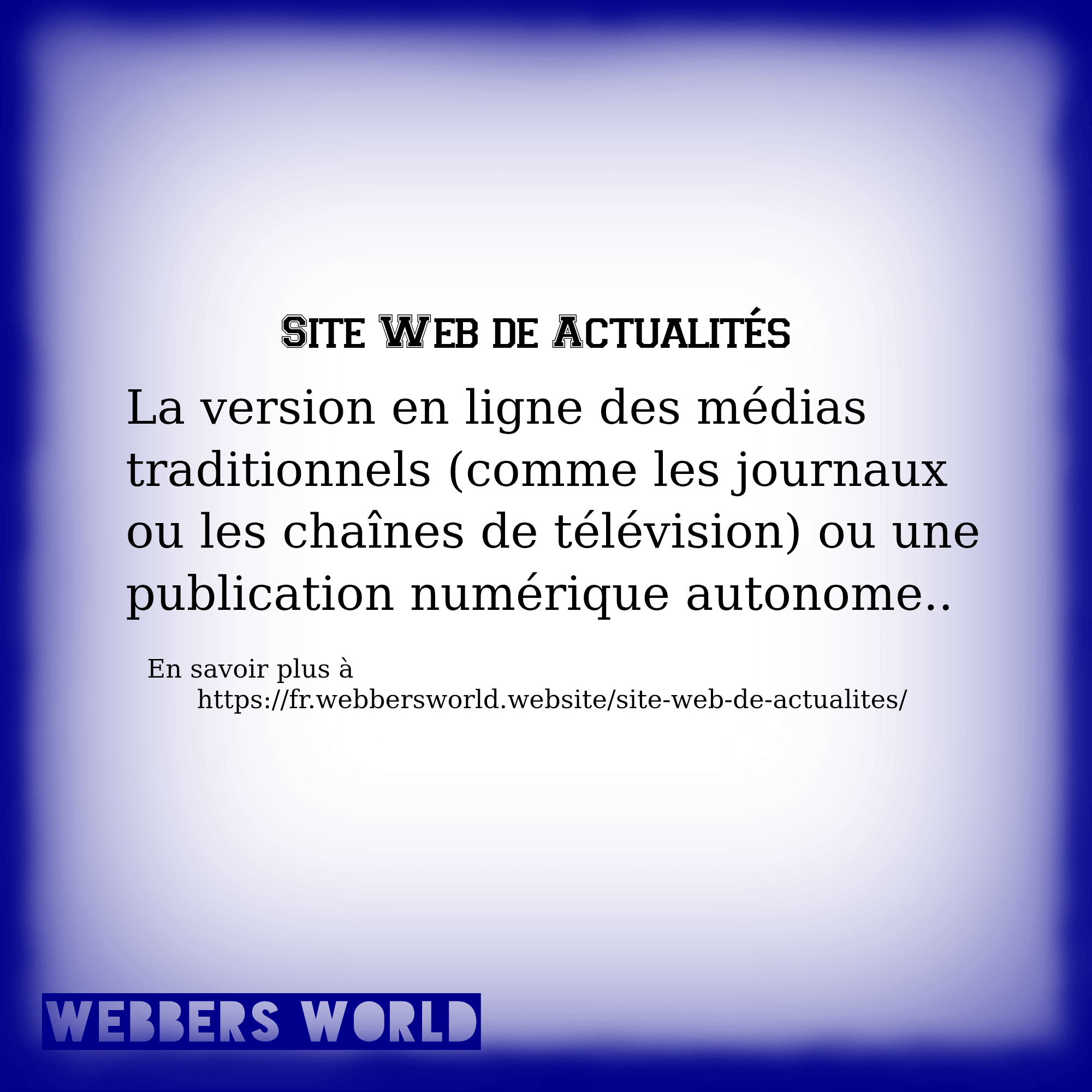 SITE WEB DE ACTUALITÉ