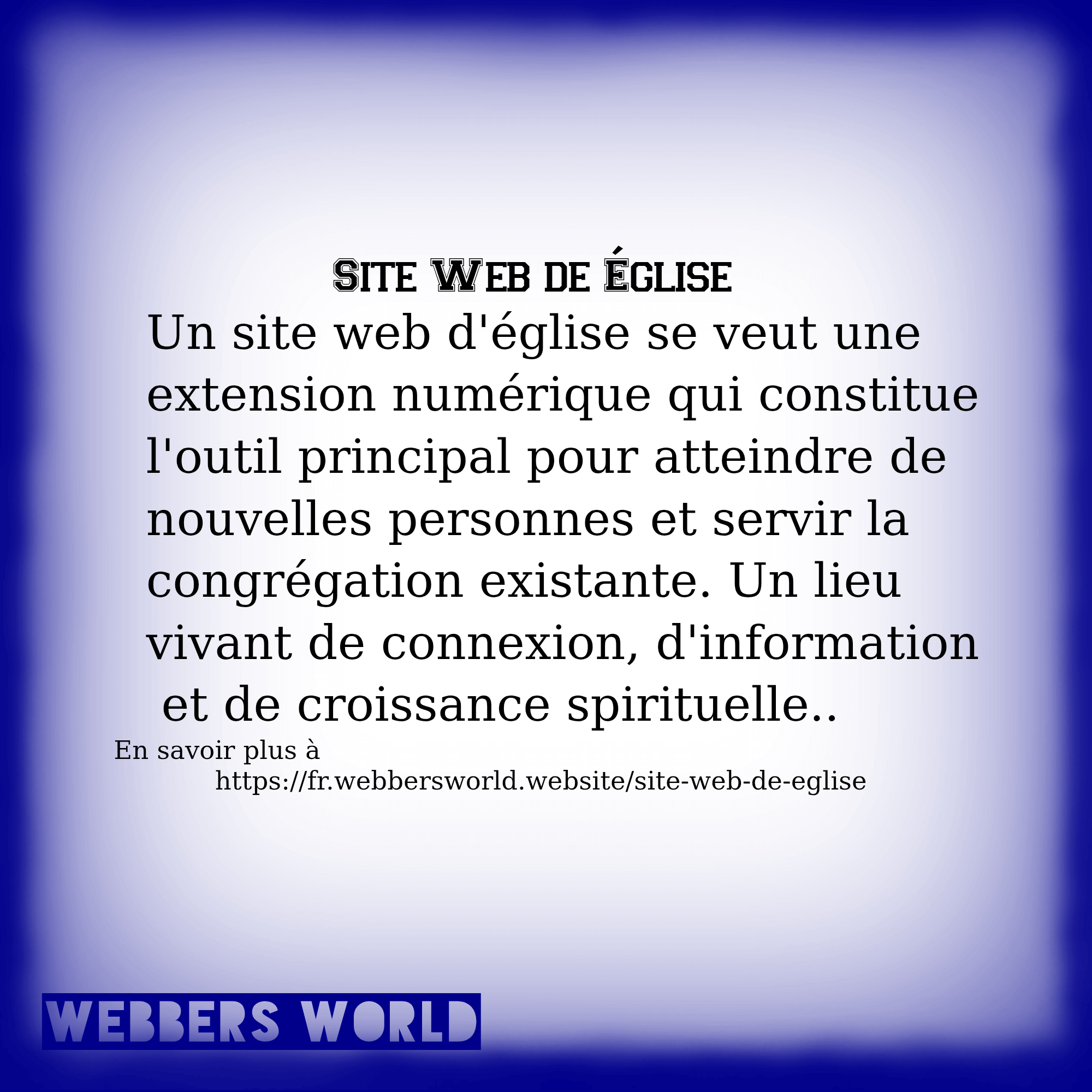 SITE WEB DE ÉGLISE