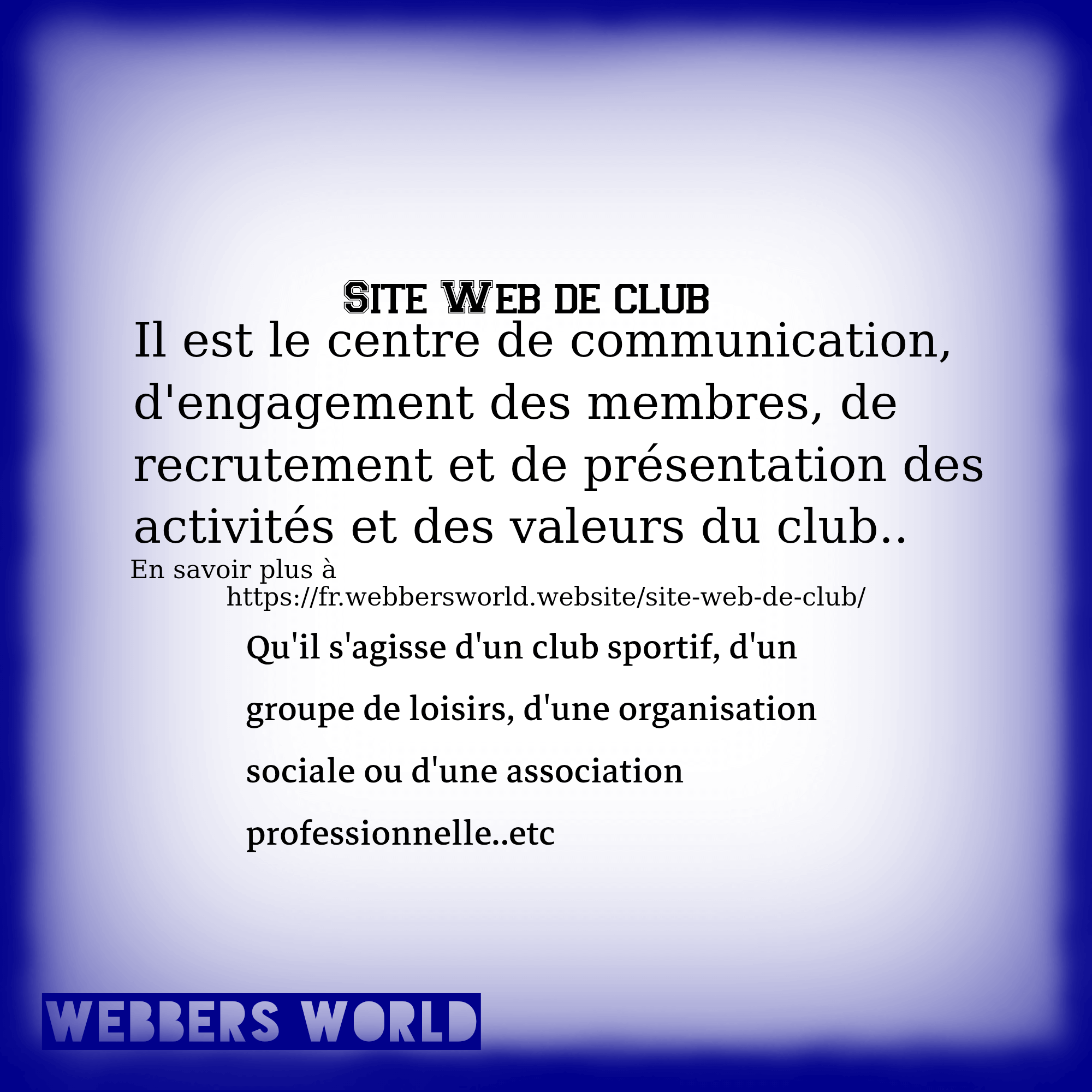 Site Web de Club